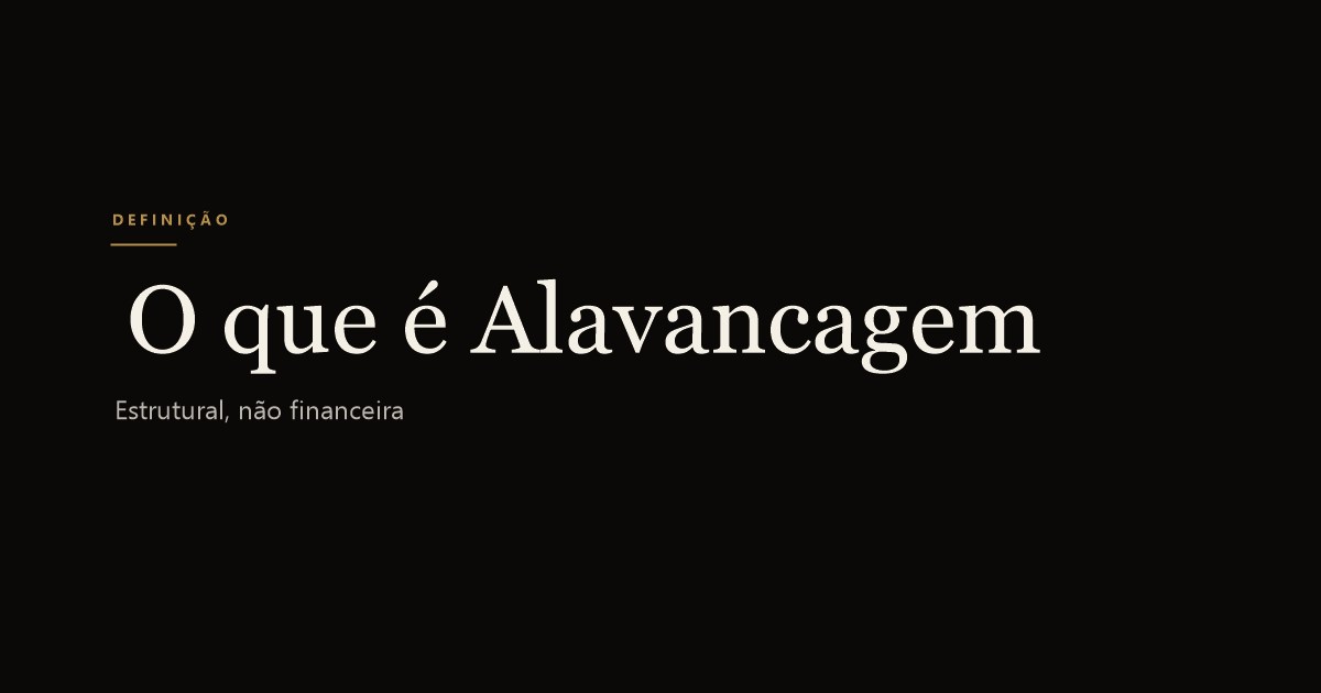 O que é alavancagem patrimonial
