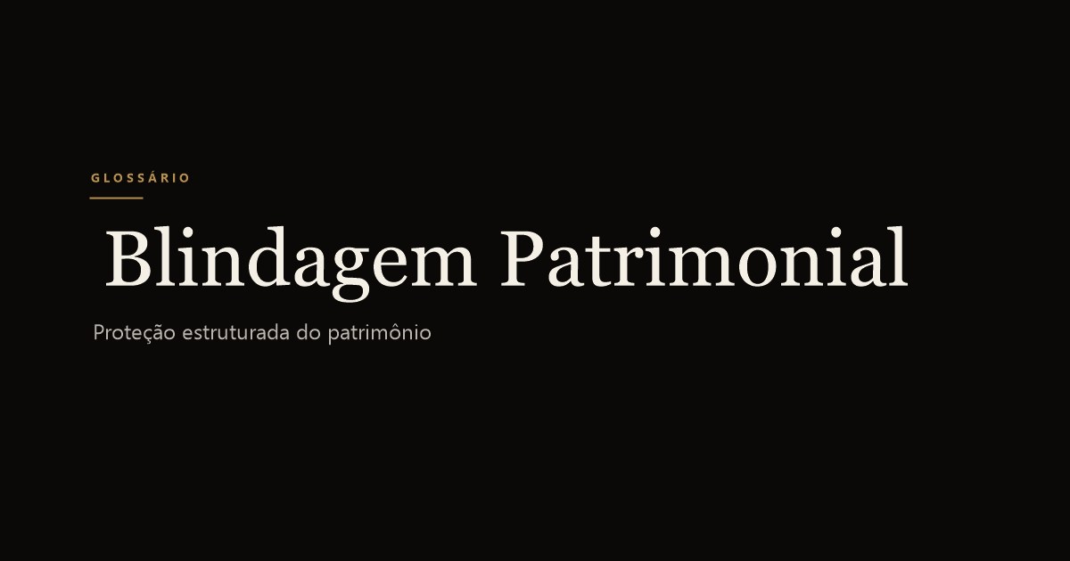 Blindagem Patrimonial
