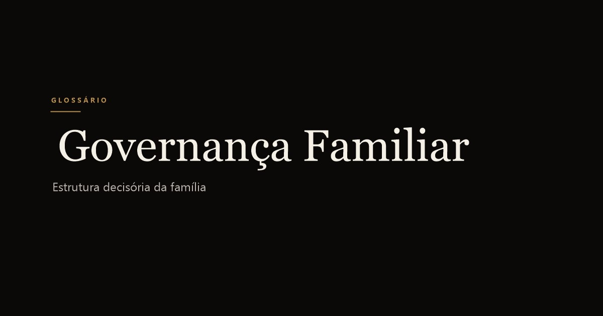 Governança Familiar