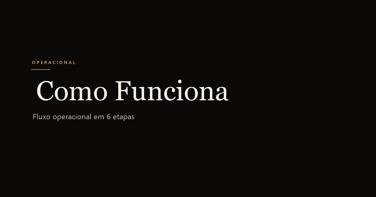 Como funciona uma holding familiar — fluxo operacional em 6 etapas