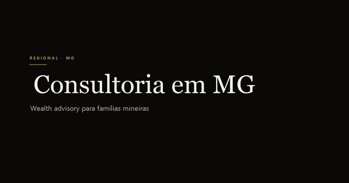 Consultoria Patrimonial em Minas Gerais