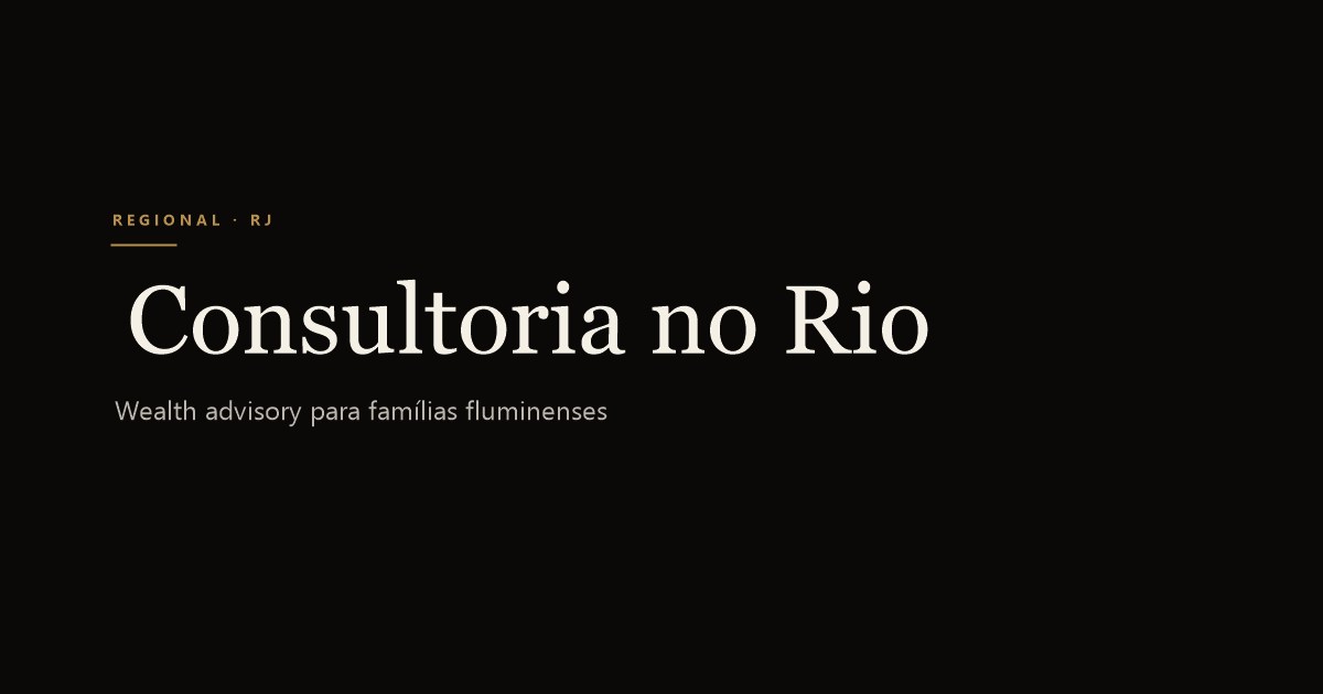 Consultoria Patrimonial em Rio de Janeiro
